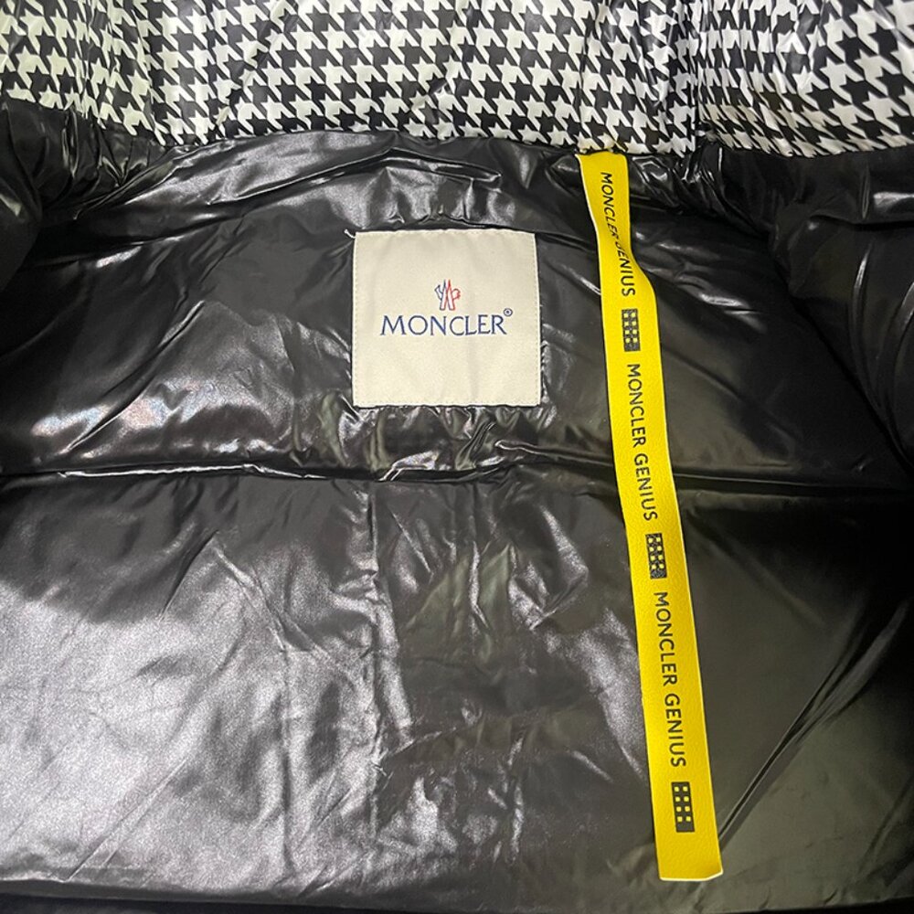 7 Moncler FRGMT Hiroshi Fujiwara Black & White Socotrine Down Jacket - Picture 8 of 14